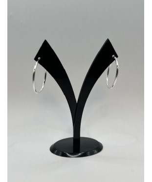 Pendientes de plata de ley...