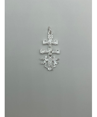Cruz de plata de ley de 925...