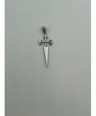 Cruz de plata de ley de 925...