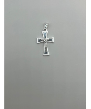 Cruz de plata de ley de 925...