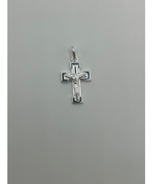 Cruz de plata de ley de 925...