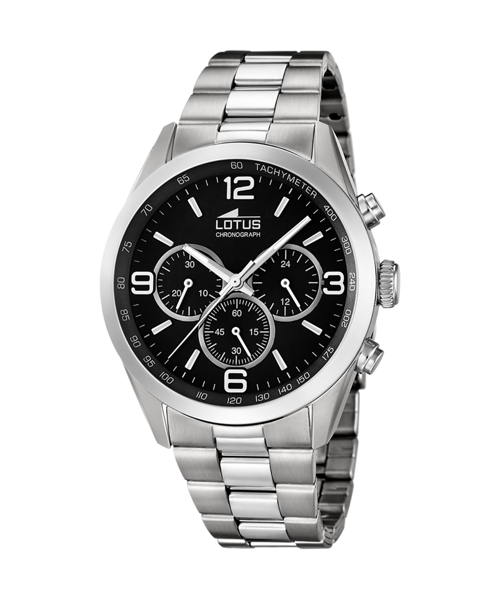 Reloj Lotus 18152/A plateado brazalete de acero inoxidable, hombre