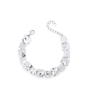Pulsera rígida cuadrados...