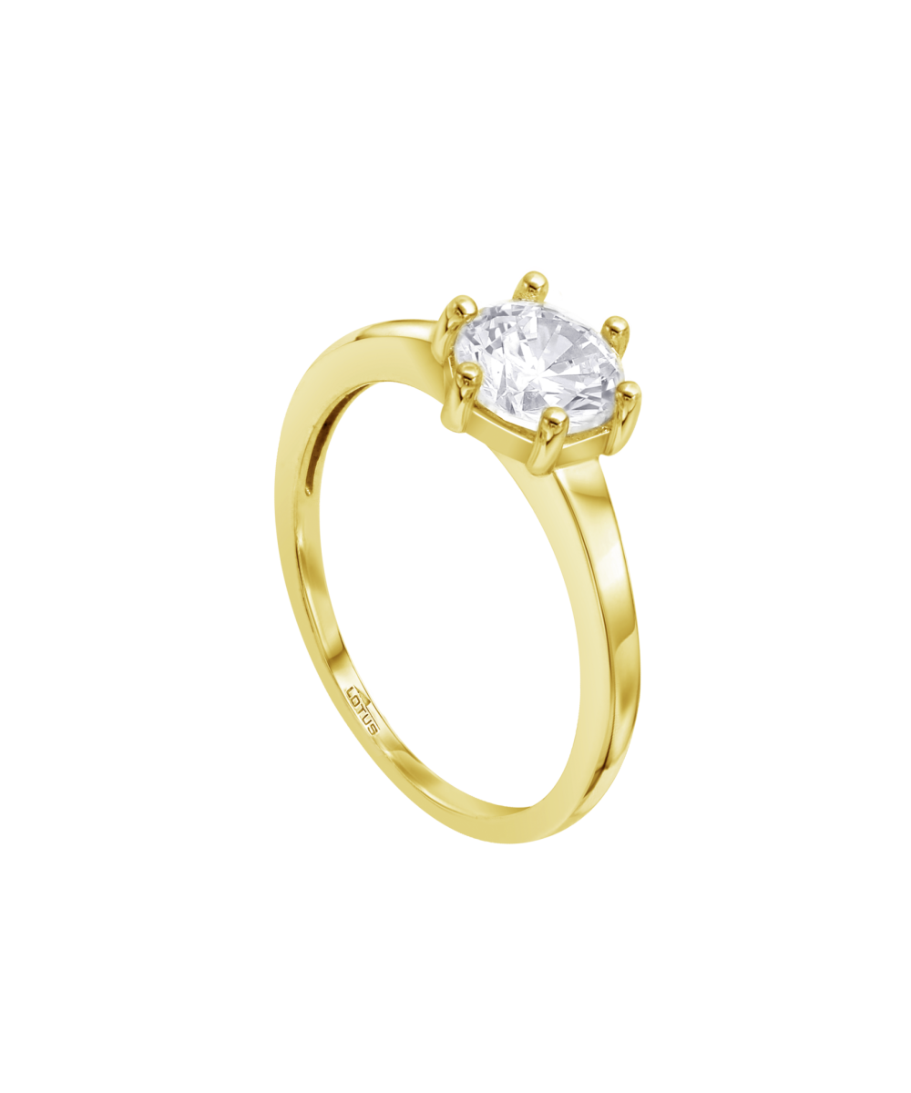 Anillo Lotus Silver LP3740-3/214 plata chapada