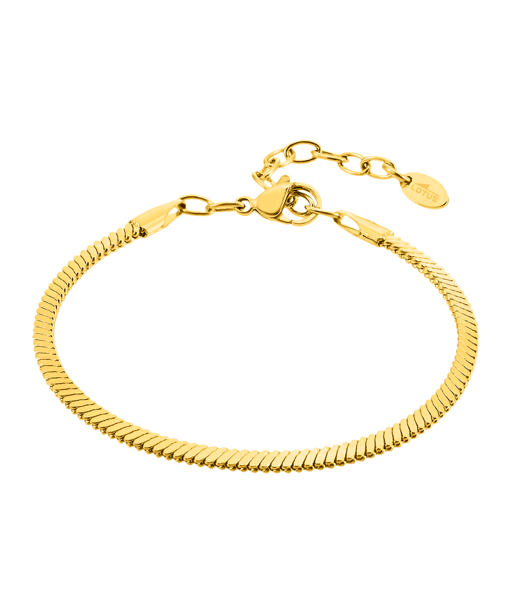 Pulsera de LOTUS STYLE LS2648-2/2, de acero 316, dorada.