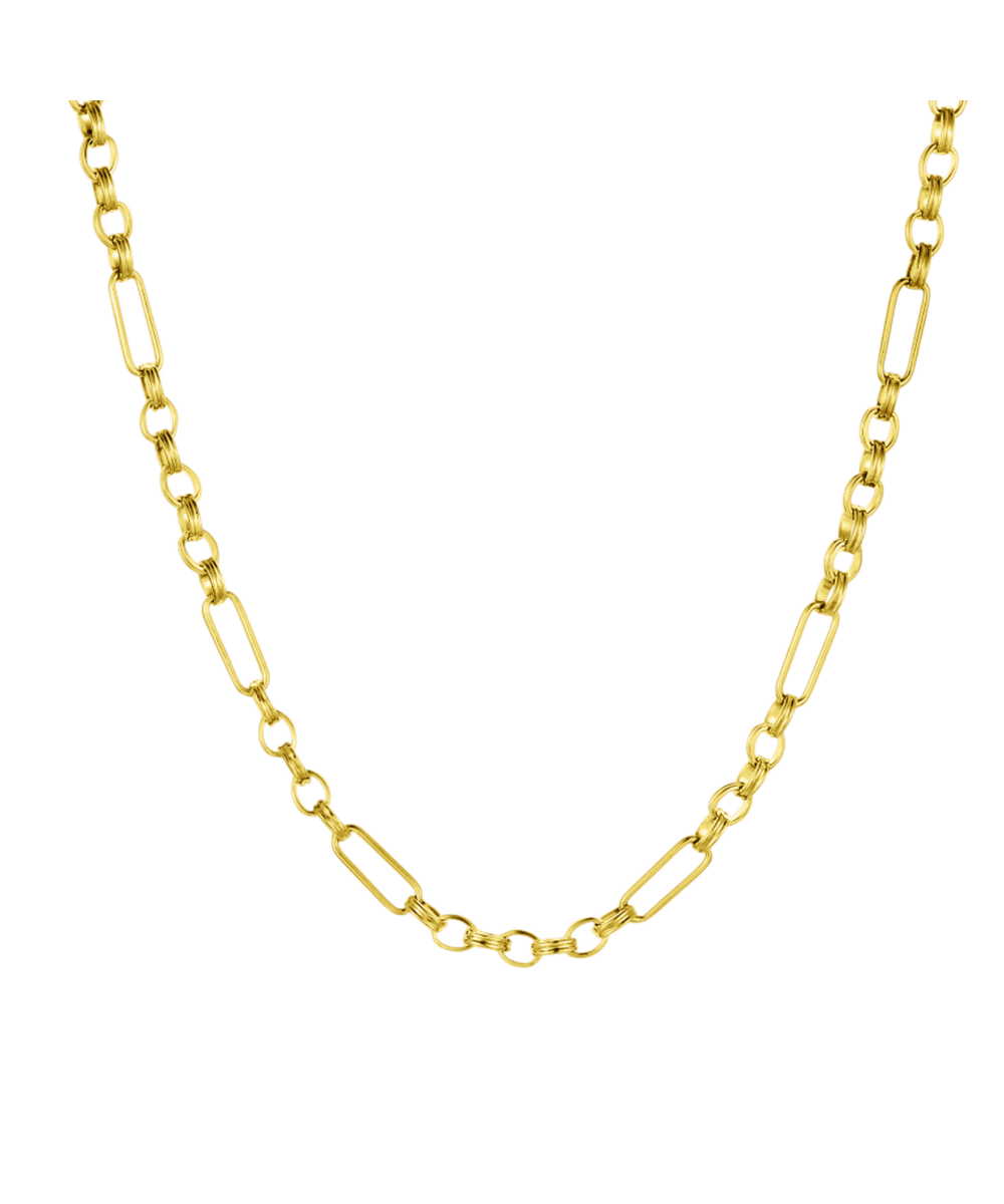 Collar de LOTUS STYLE LS2732-1/1, de acero 316, dorado.