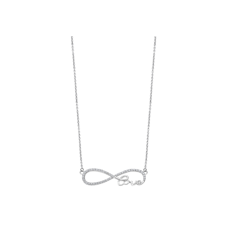 COLLAR INFINITO LOTUS SILVER LP3314-1/1 PLATA, MUJER