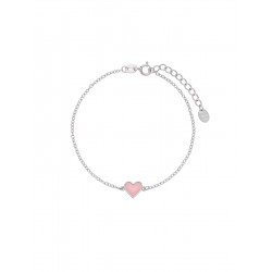 Pulsera corazón. Plata de...