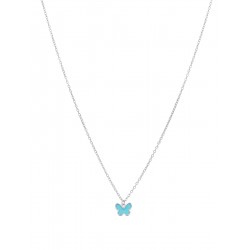 Collar mariposa. Plata de...